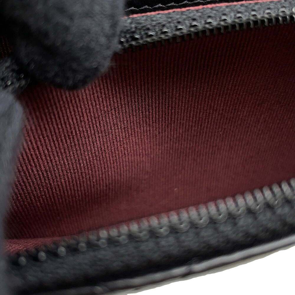 CHANEL Authentic Black Leather Logo Wallet - Picture 8 of 14